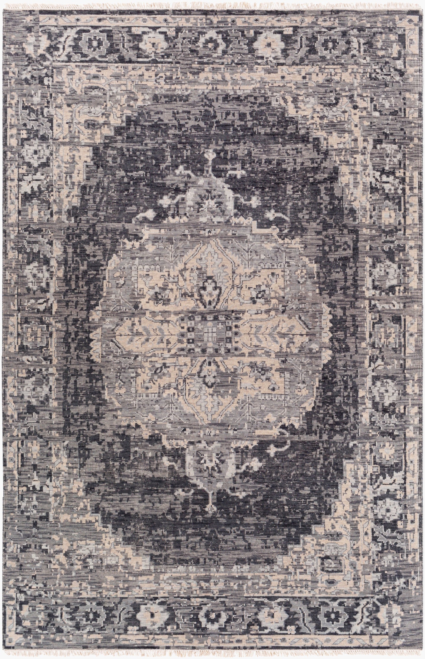 Festival FVL-1009 2' x 3' Handmade Wool Accent Rug