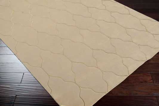 Alfombra decorativa de lana hecha a mano Gates GAT-1003 de 2' x 3'