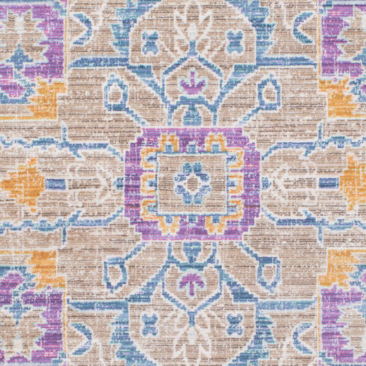 Alfombra decorativa tejida a máquina Germili GER-2319 de 3' x 5'