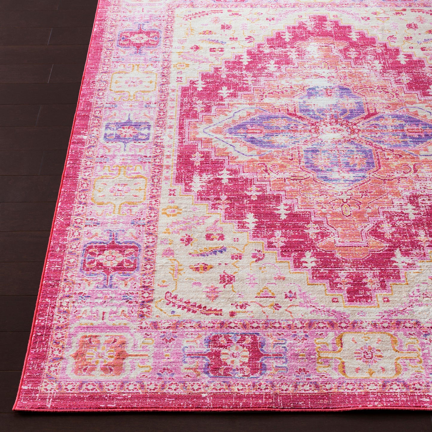 Alfombra decorativa tejida a máquina Germili GER-2324 de 2' x 3'