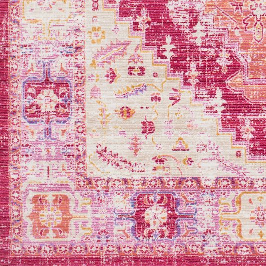 Alfombra decorativa tejida a máquina Germili GER-2324 de 2' x 3'