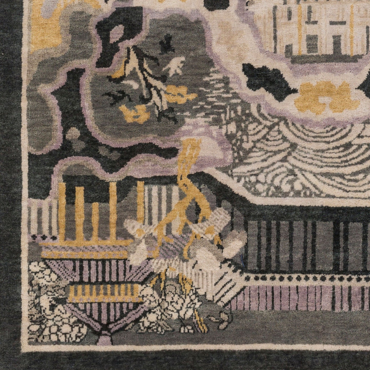 Geisha GES-1006 8' x 11' Handmade Wool Area Rug