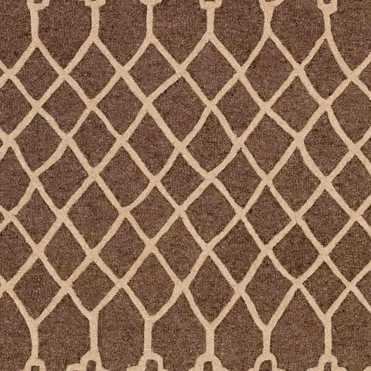 Ghana GHN-2411 Alfombra de lana hecha a mano de 2,7 x 3,6 m