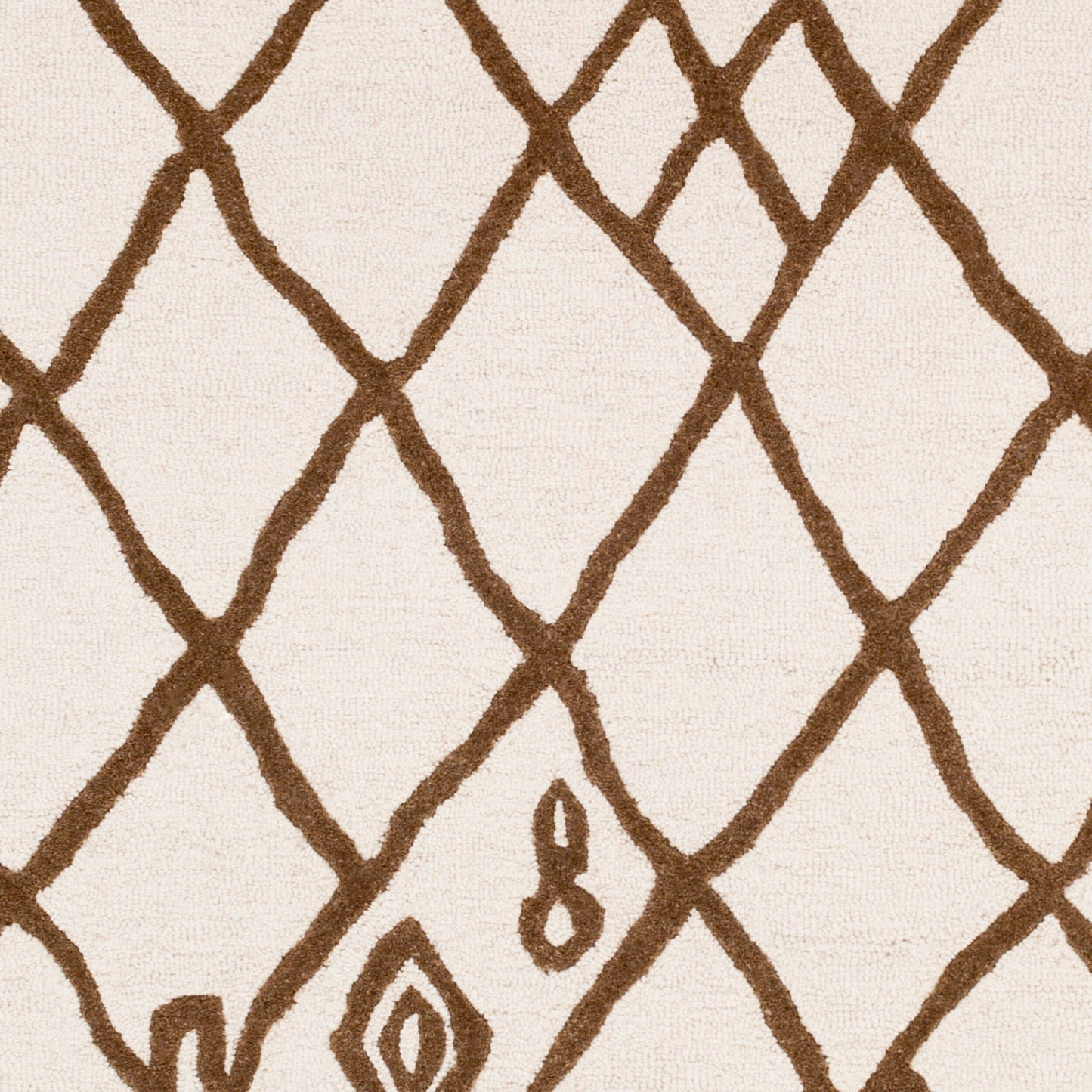 Ghana GHN-2416 Alfombra de lana hecha a mano de 2,7 x 3,6 m