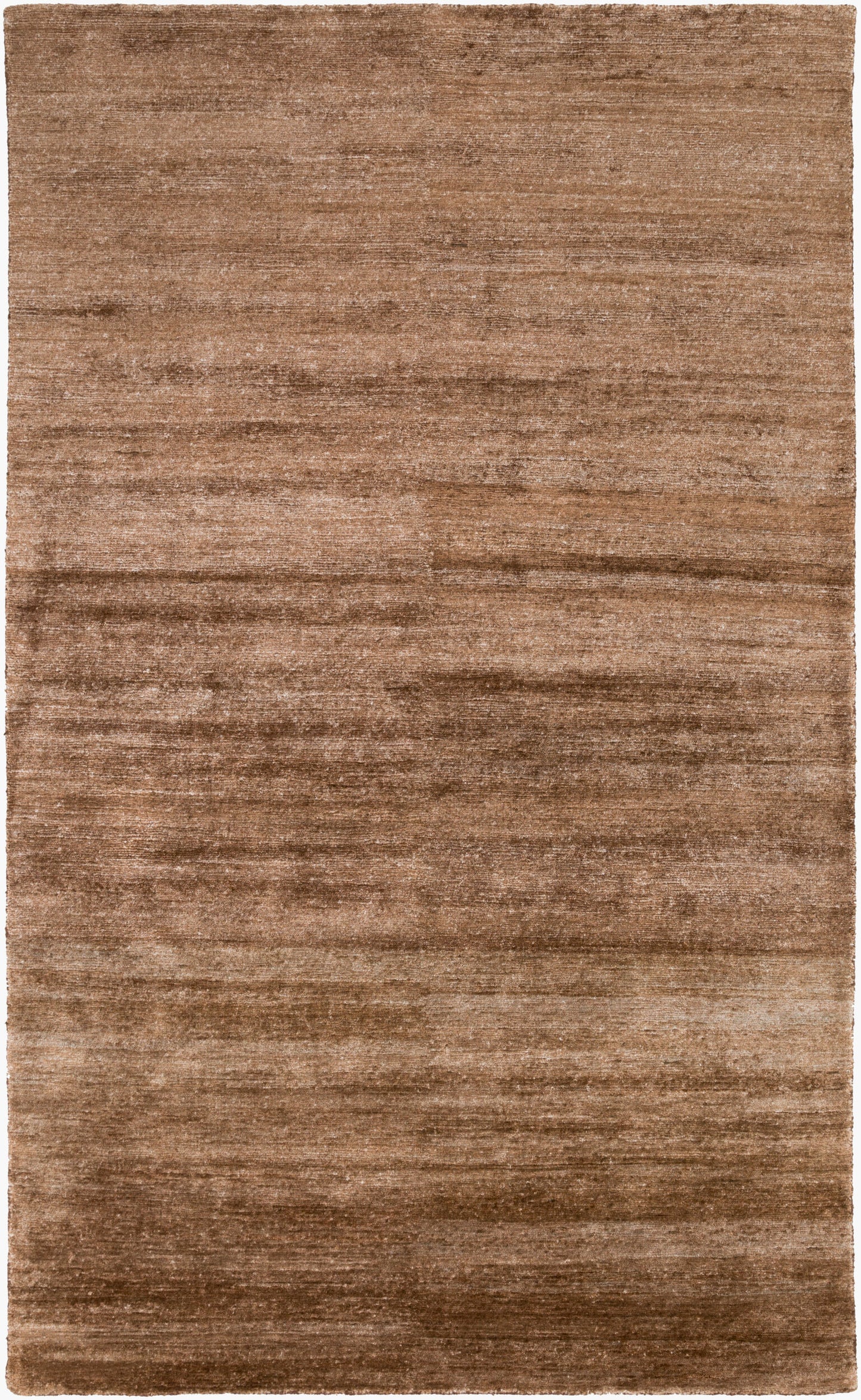 Alfombra dorada GID-5001 de 1,52 m x 2,44 m, hecha a mano, de seda sintética