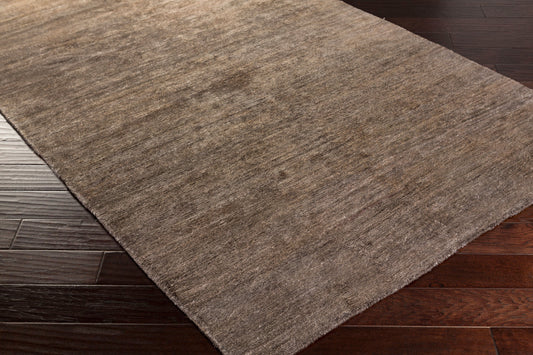 Alfombra dorada GID-5007 de 1,52 m x 2,44 m, hecha a mano, de seda sintética