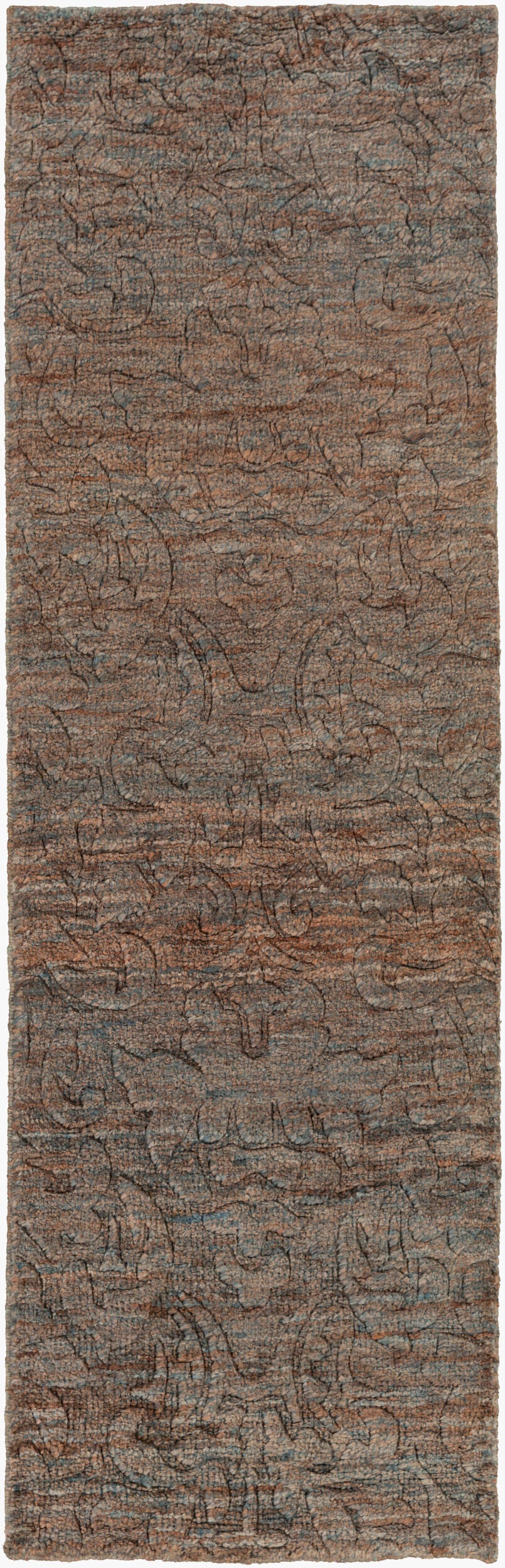 Galloway GLO-1001 8ft Runner Handmade Jute Runner Rug