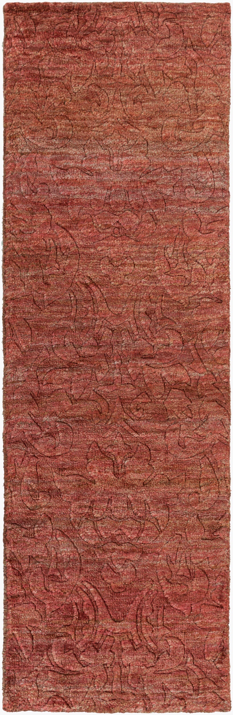 Galloway GLO-1002 8ft Runner Handmade Jute Runner Rug