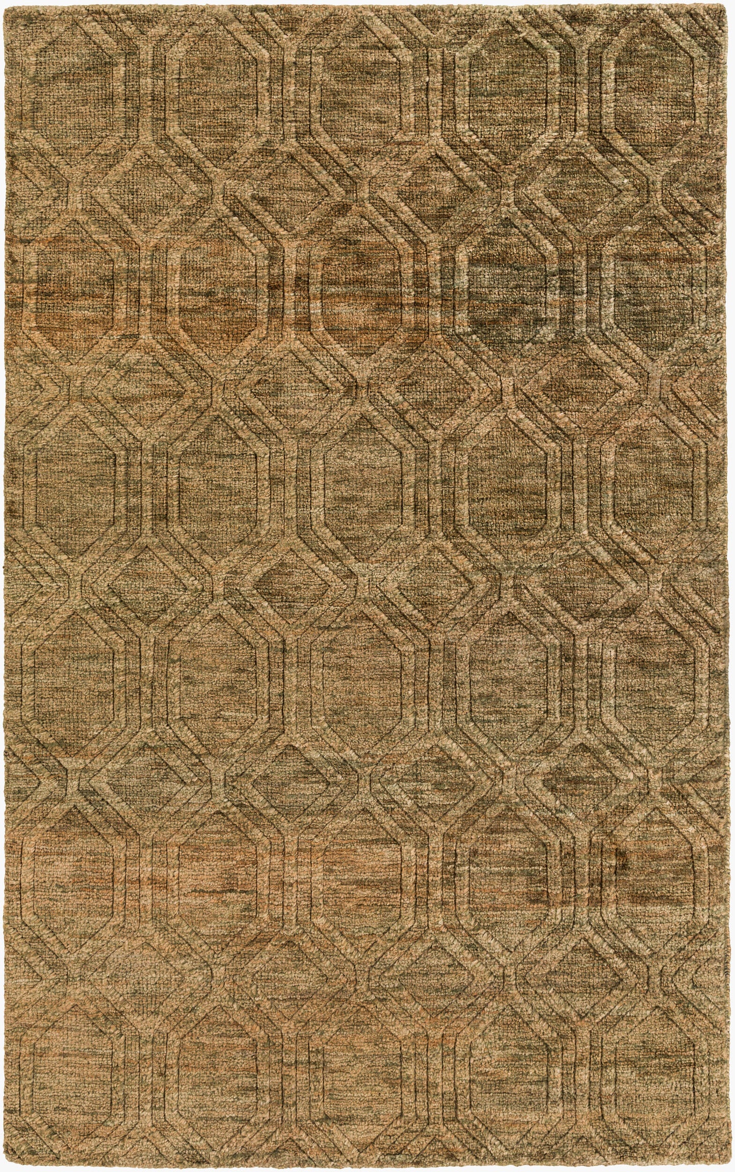 Galloway GLO-1005 3' x 5' Handmade Jute Accent Rug