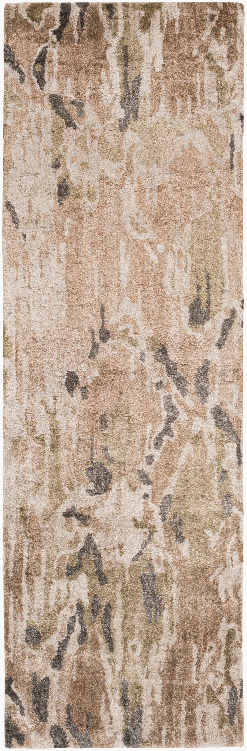 Gemini GMN-4009 8ft Runner Handmade Faux Silk Runner Rug