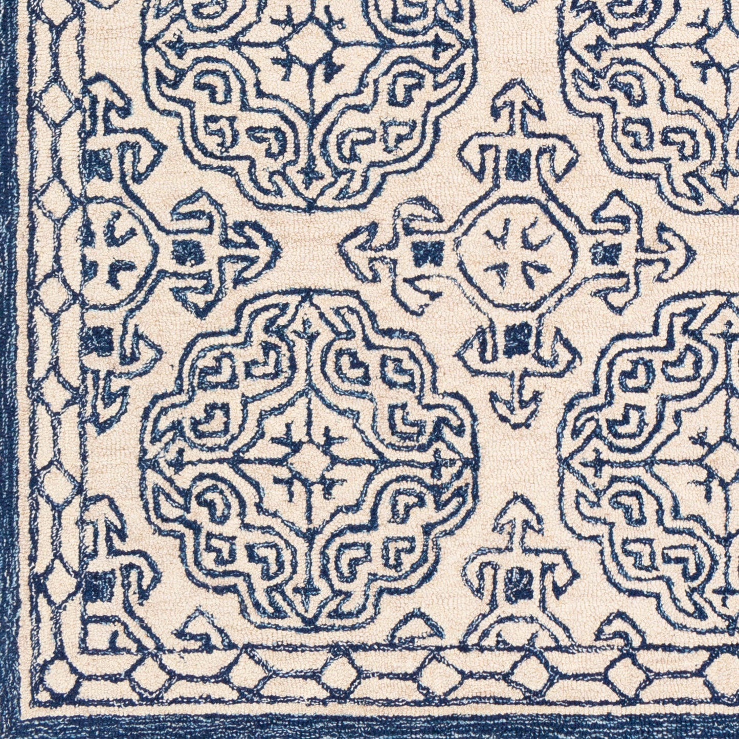 Alfombra decorativa de lana hecha a mano Granada GND-2303 de 2' x 3'