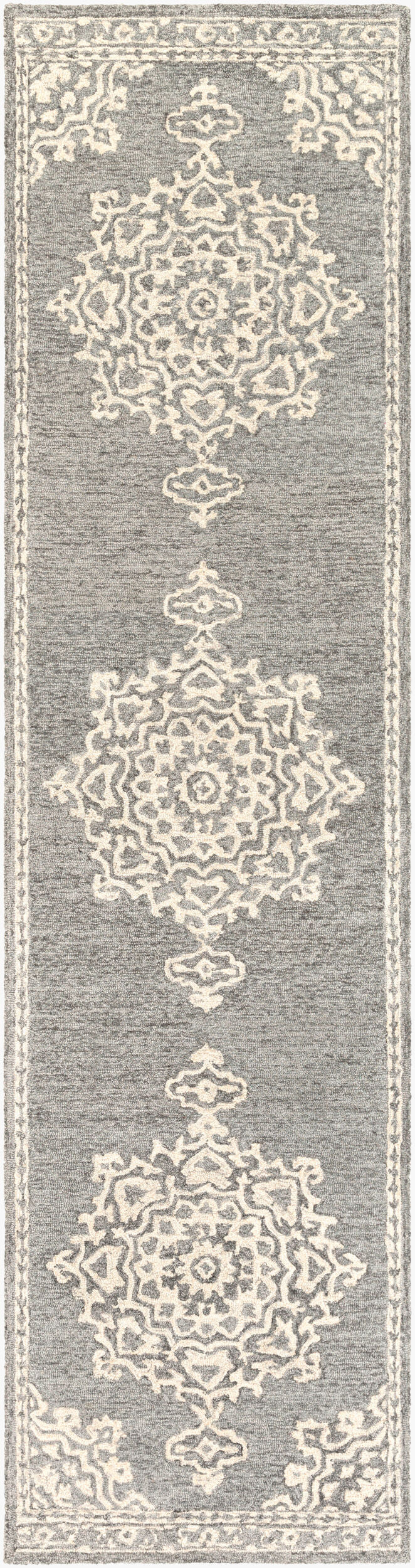 Granada GND-2310 8ft Runner Handmade Wool Runner Rug
