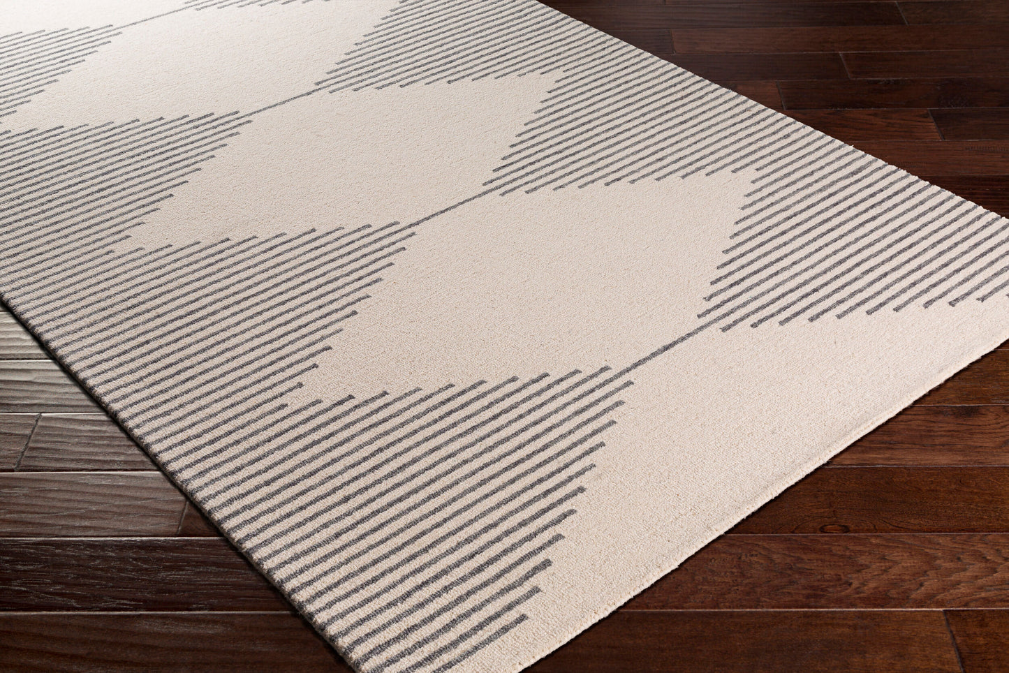 Alfombra decorativa de lana hecha a mano Granada GND-2332 de 2' x 3'
