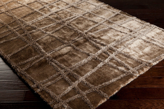 Alfombra de corredor hecha a mano Graph GRP-2003 de 8 pies