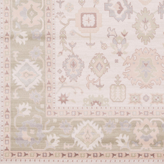 Alfombra decorativa tejida a máquina Garnett GTT-3003 de 2' x 3'