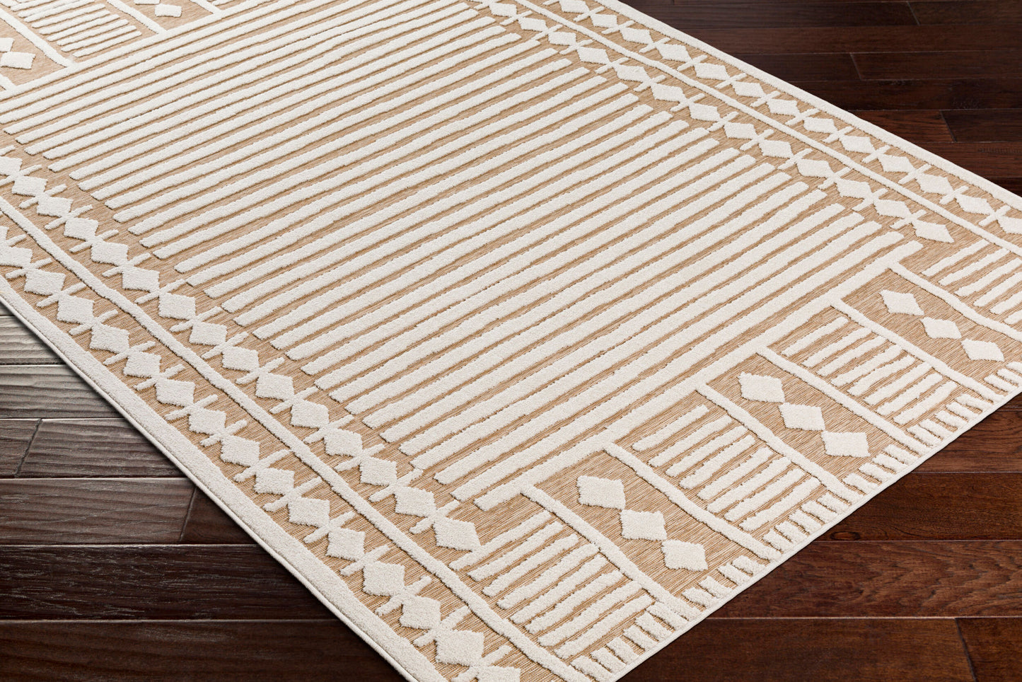 Greenwich GWC-2331 2' x 3' Machine Woven Indoor/Outdoor Accent Rug