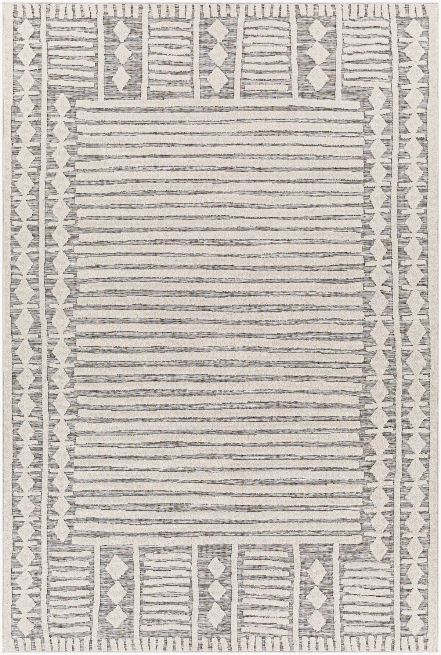 Greenwich GWC-2334 5' x 7' Machine Woven Indoor/Outdoor Area Rug