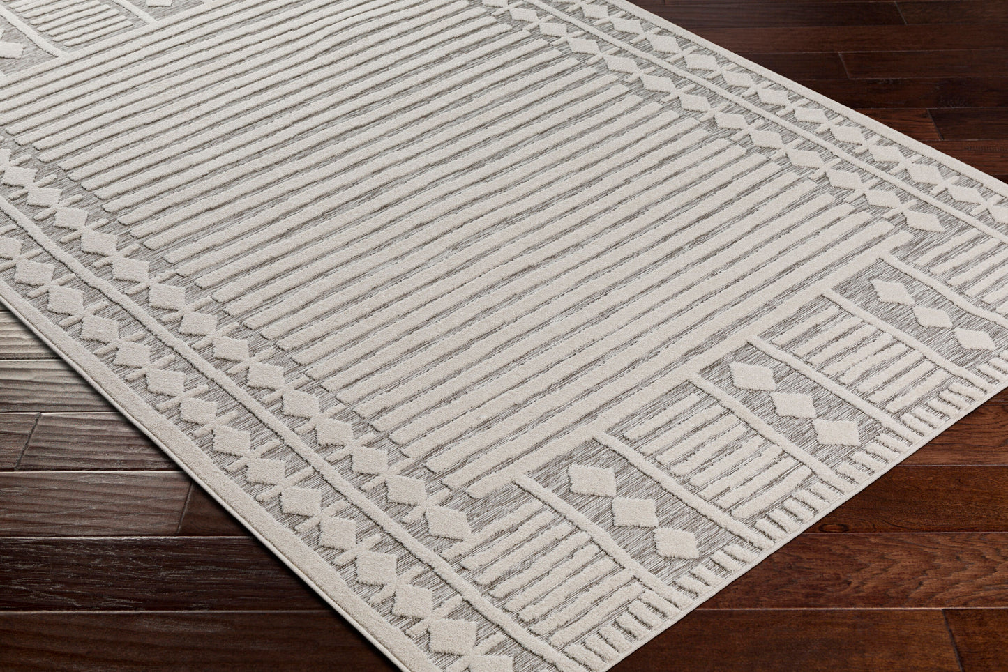 Greenwich GWC-2334 5' x 7' Machine Woven Indoor/Outdoor Area Rug