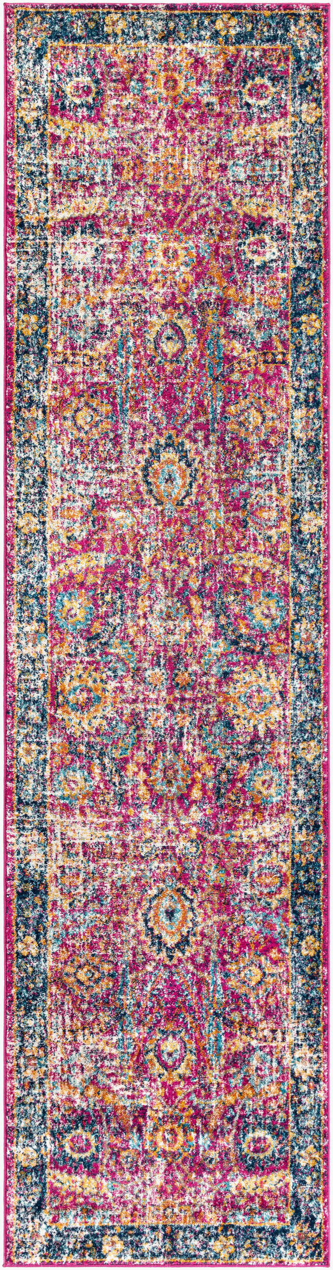Harput HAP-1013 12ft Runner Machine Woven Runner Rug