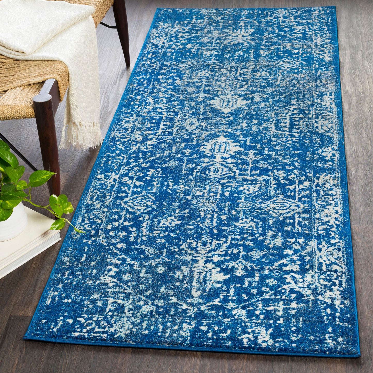 Harput HAP-1022 7ft Runner Machine Woven Runner Rug