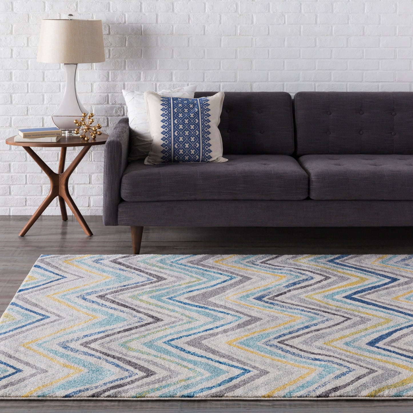 Harput HAP-1027 2' x 3' Machine Woven Accent Rug