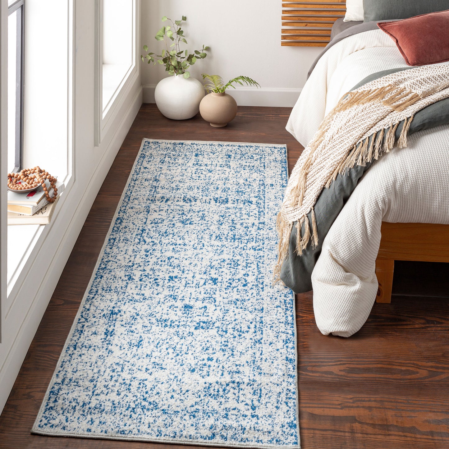 Harput HAP-1030 7ft Runner Machine Woven Runner Rug