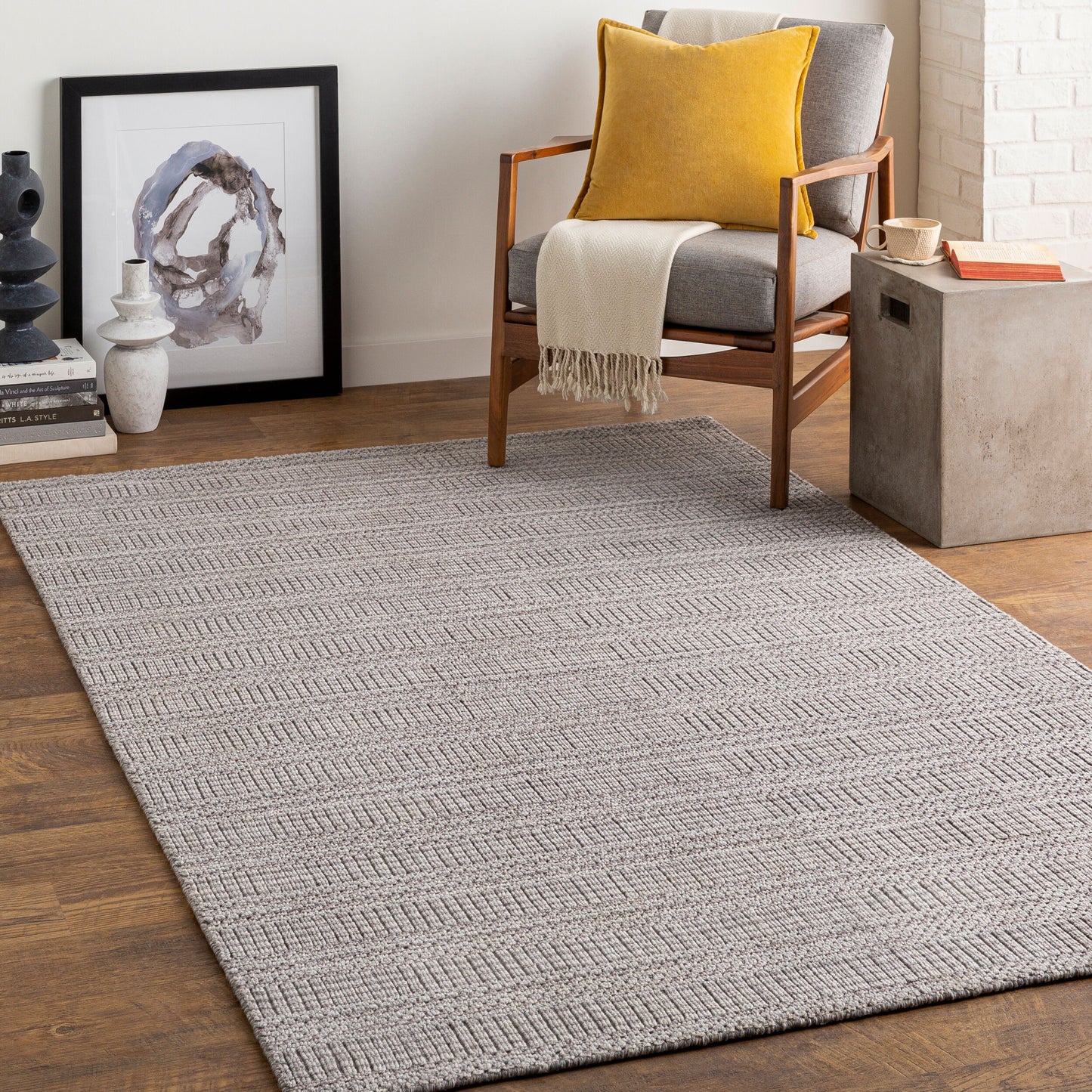 Hickory HCK-2304 2' x 3' Handmade Recyled Accent Rug