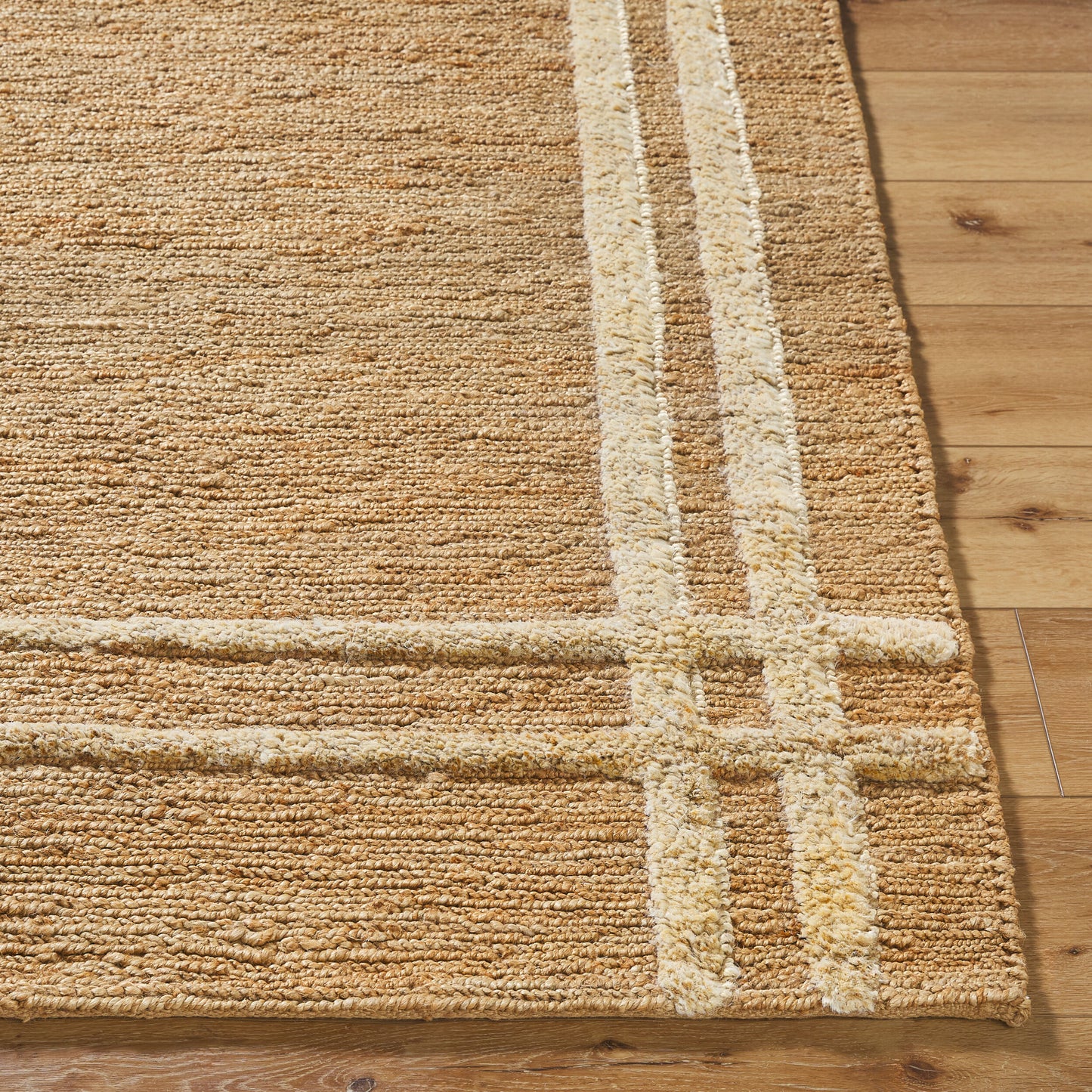 Hadley HDE-2302 2' x 3' Handmade Jute Accent Rug