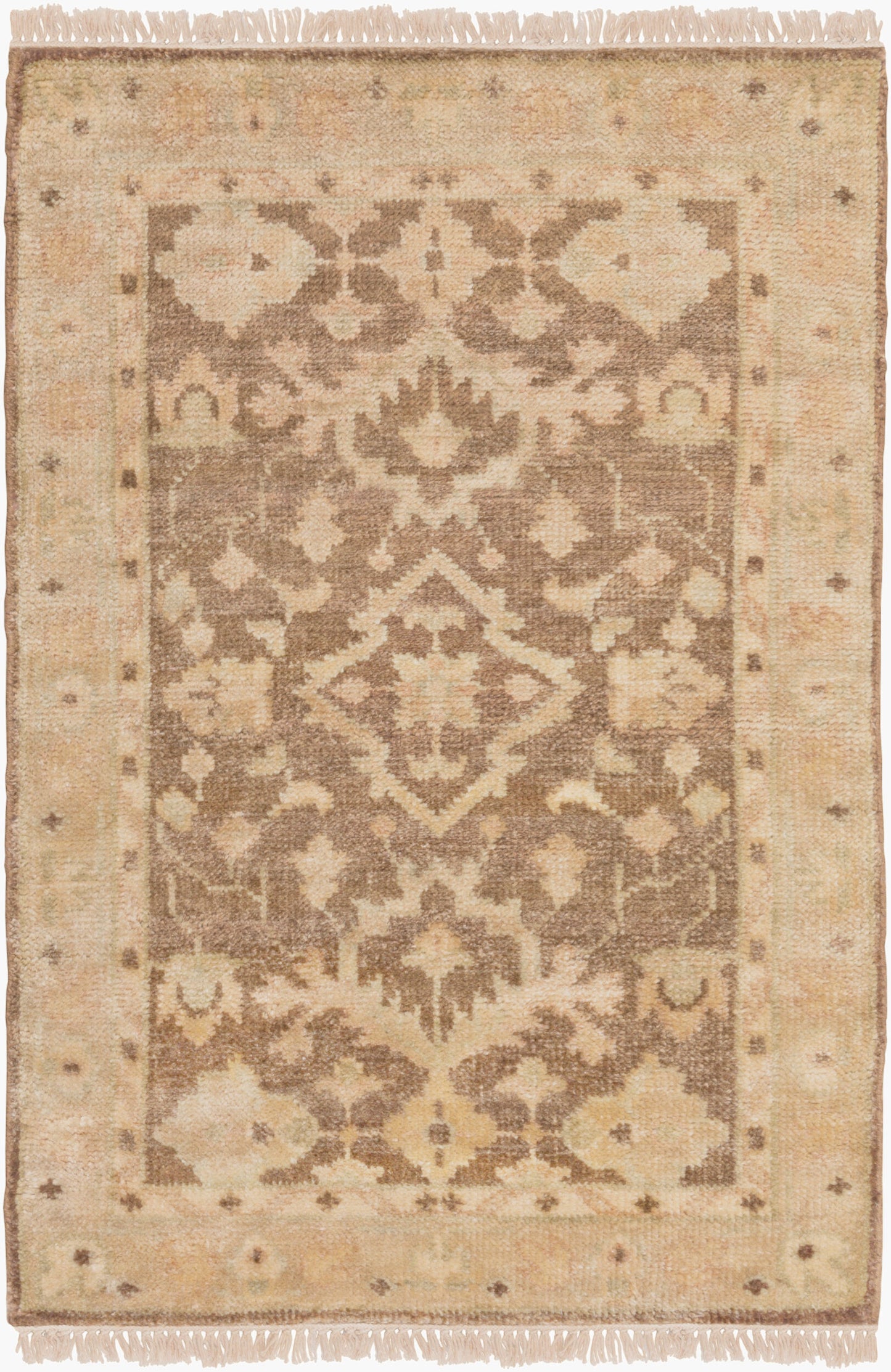 Hillcrest HIL-9011 2' x 3' Handmade Wool Accent Rug