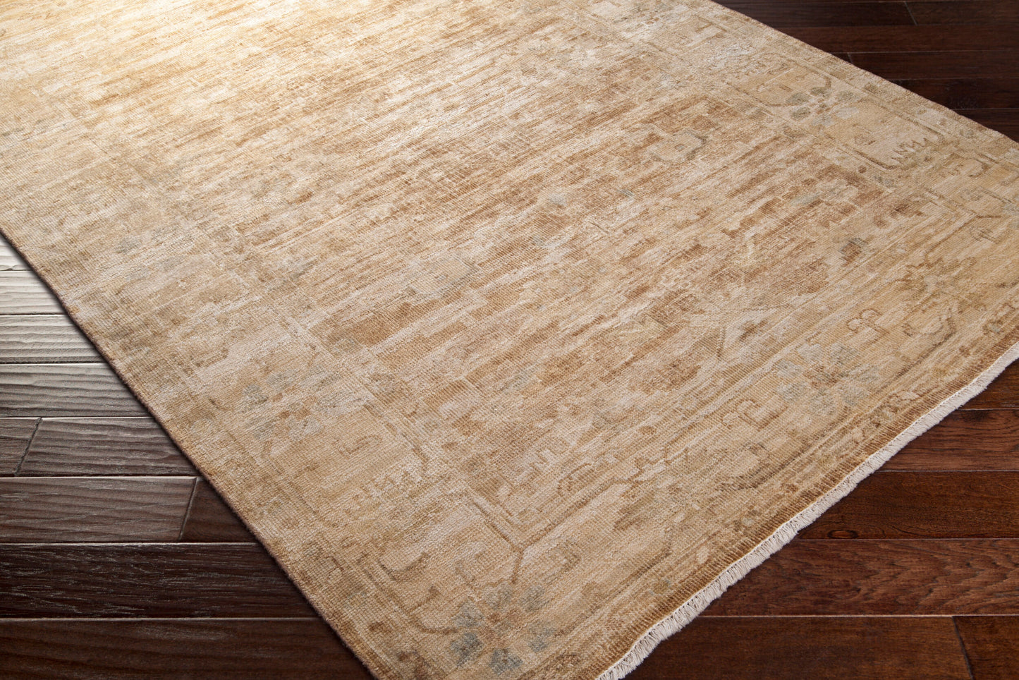 Hillcrest HIL-9012 3' x 5' Handmade Wool Accent Rug