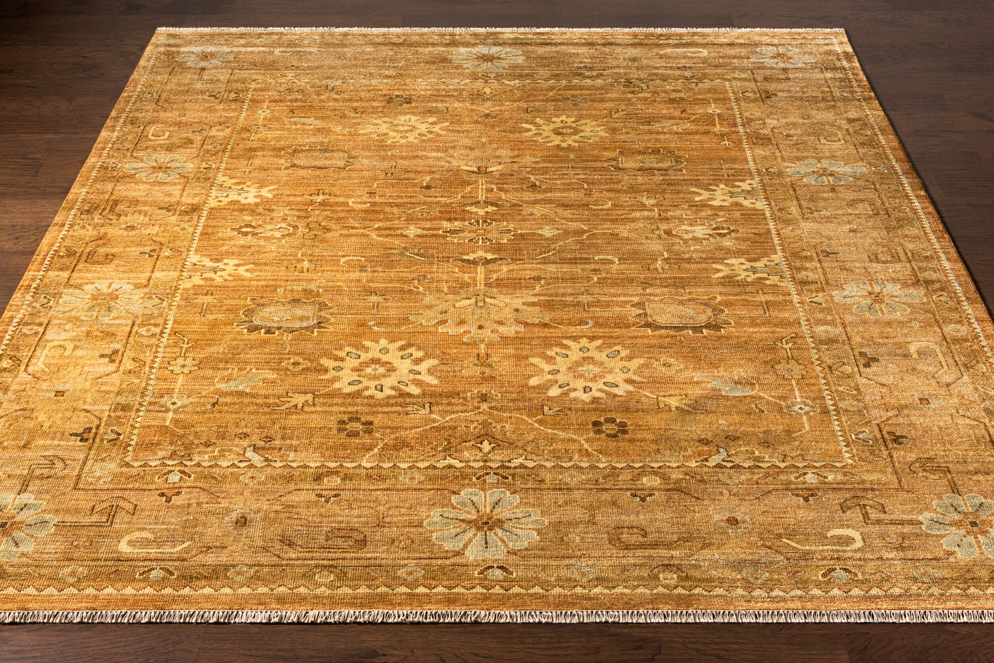 Hillcrest HIL-9012 3' x 5' Handmade Wool Accent Rug