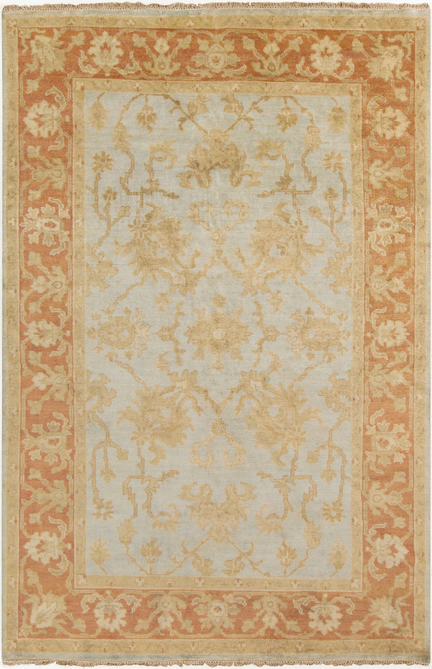 Hillcrest HIL-9014 2' x 3' Handmade Wool Accent Rug