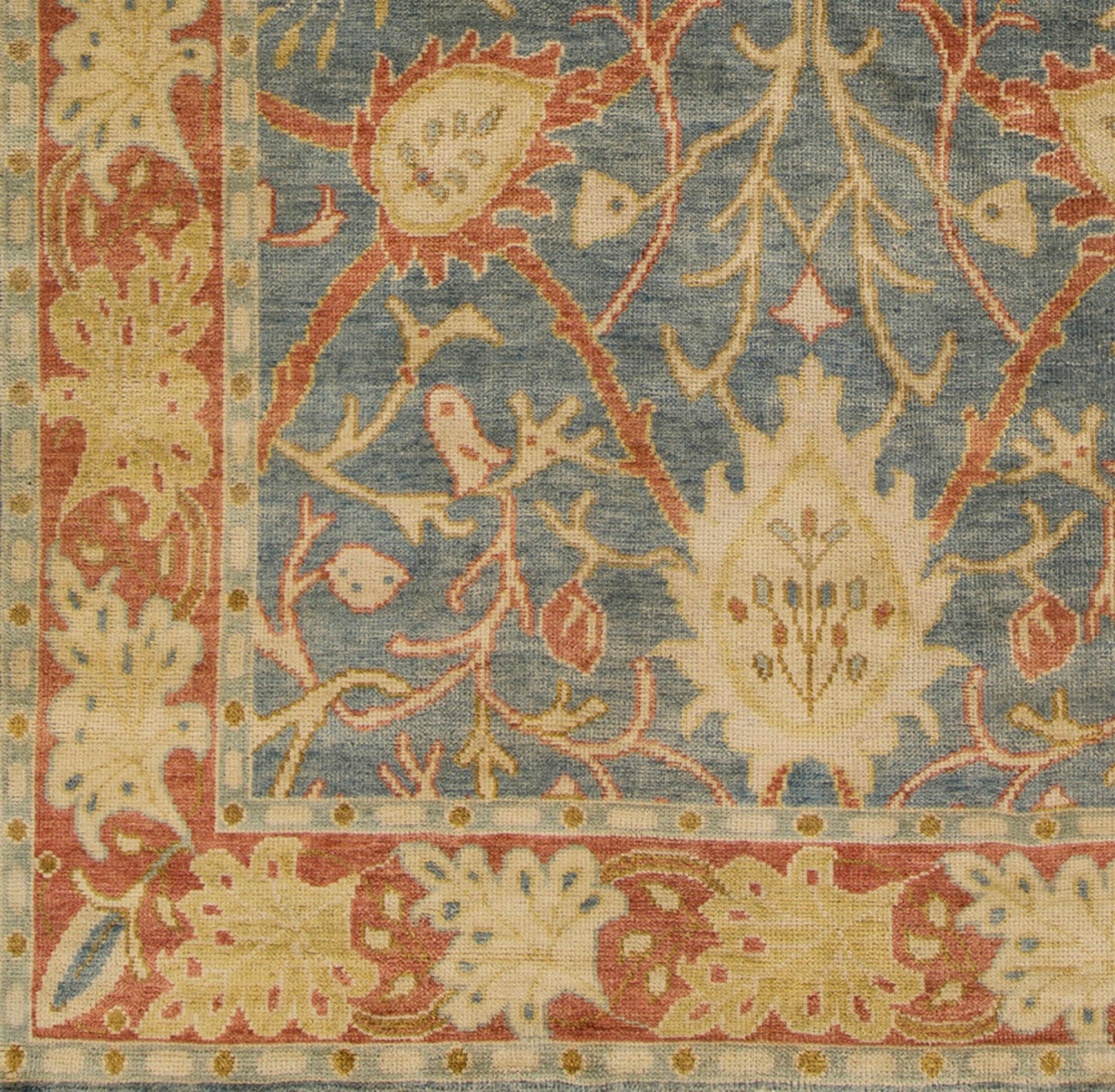 Hillcrest HIL-9016 3' x 5' Handmade Wool Accent Rug