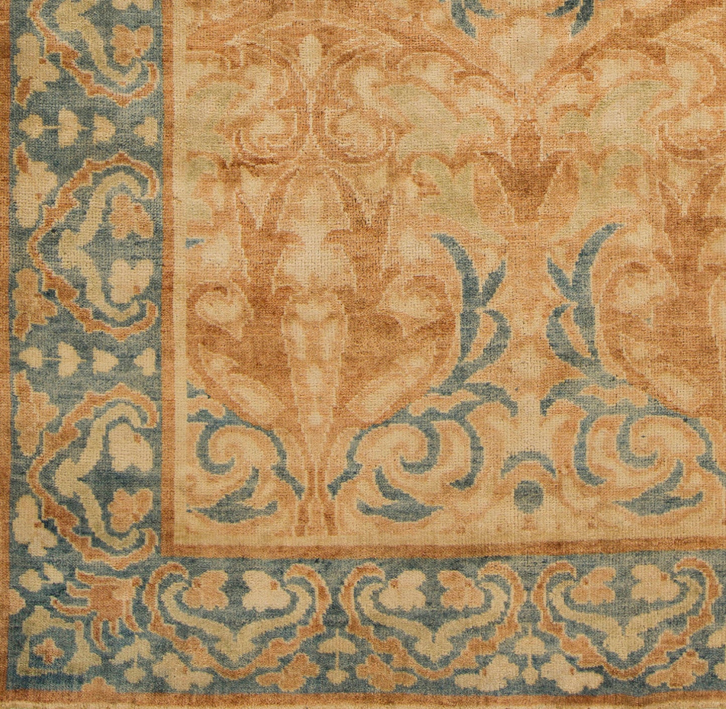 Hillcrest HIL-9019 3' x 5' Handmade Wool Accent Rug