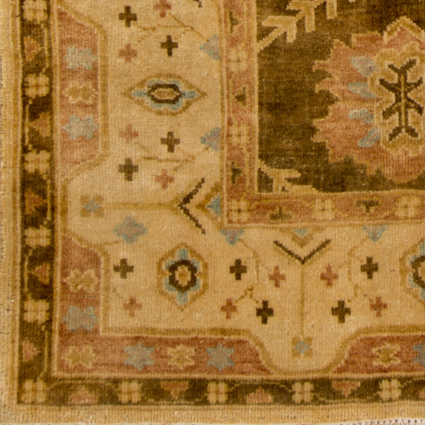 Hillcrest HIL-9027 3' x 5' Handmade Wool Accent Rug