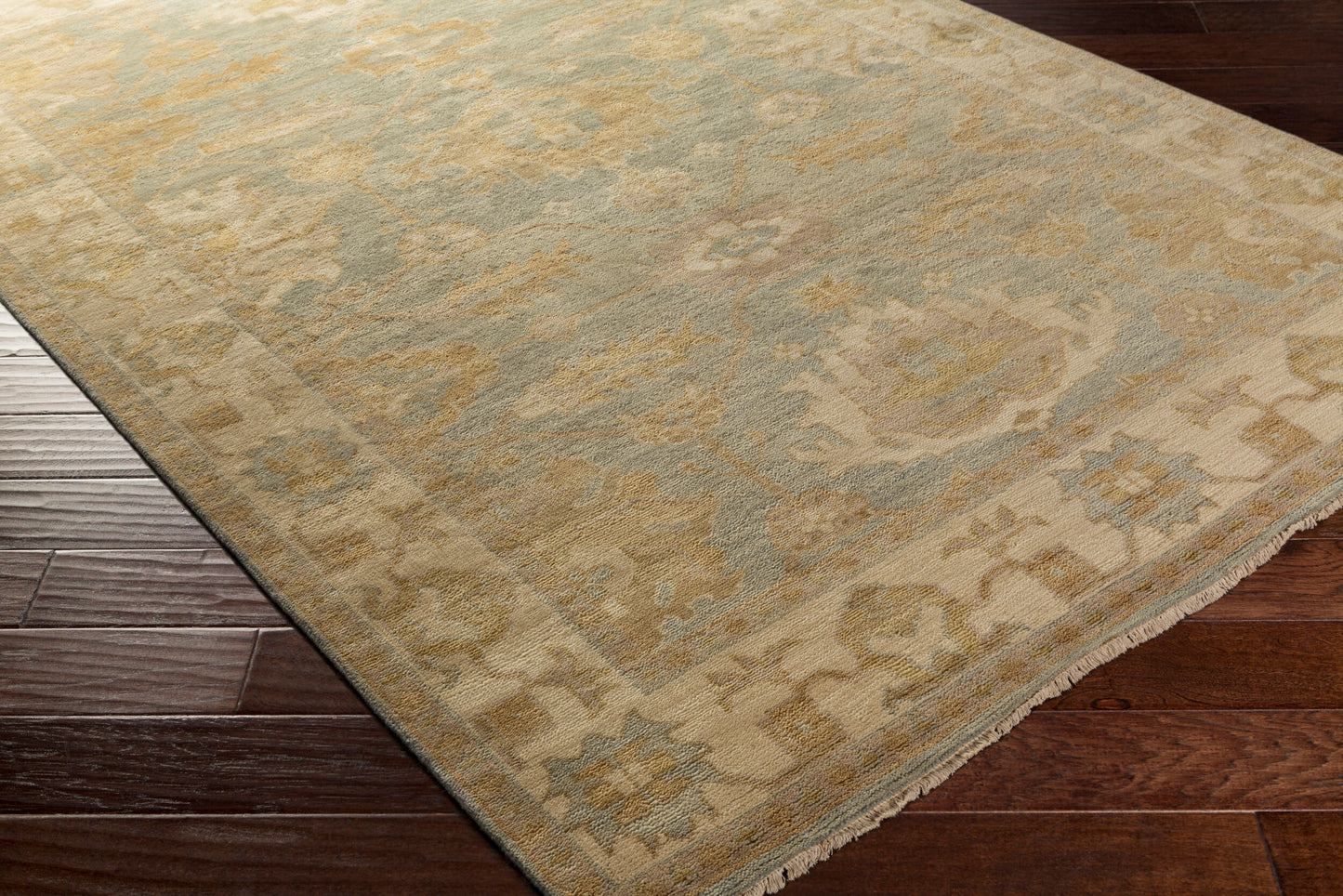 Hillcrest HIL-9033 5' x 9' Handmade Wool Area Rug