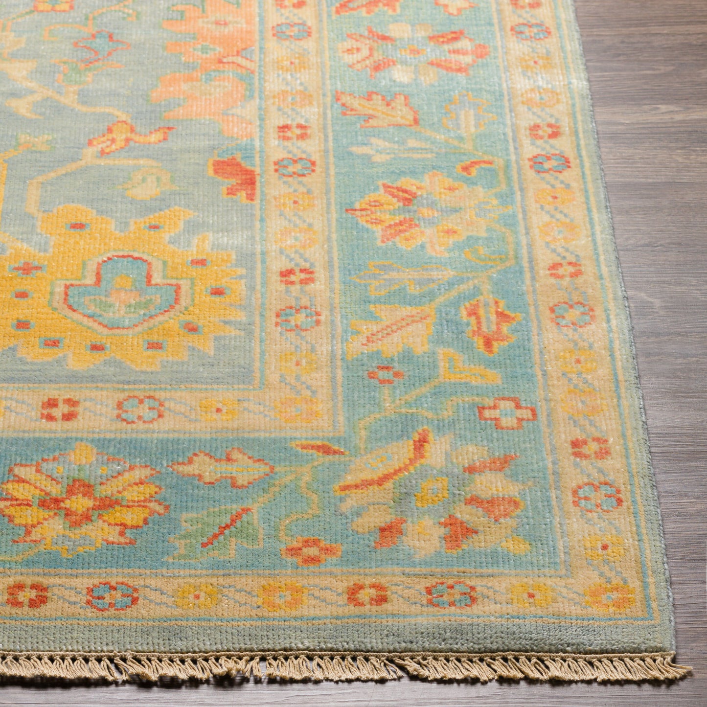Hillcrest HIL-9045 2' x 3' Handmade Wool Accent Rug