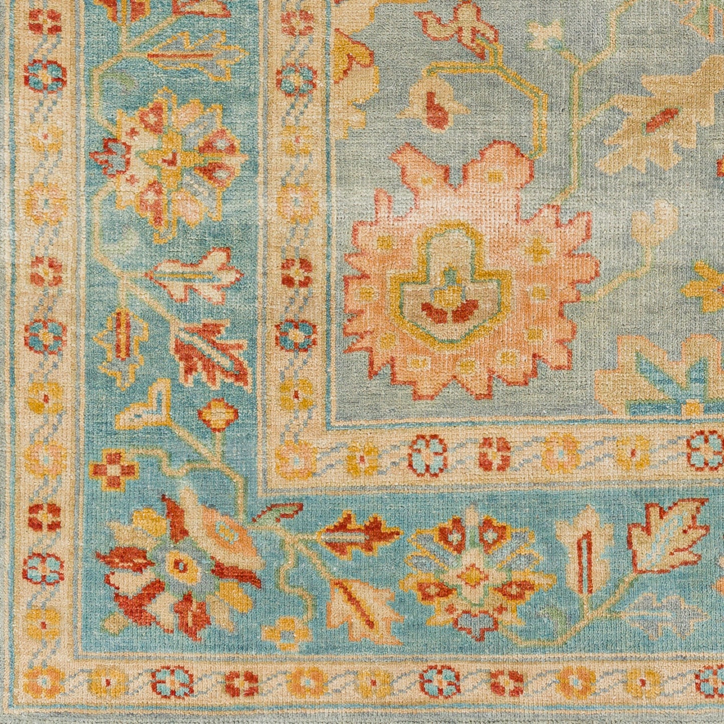 Hillcrest HIL-9045 2' x 3' Handmade Wool Accent Rug