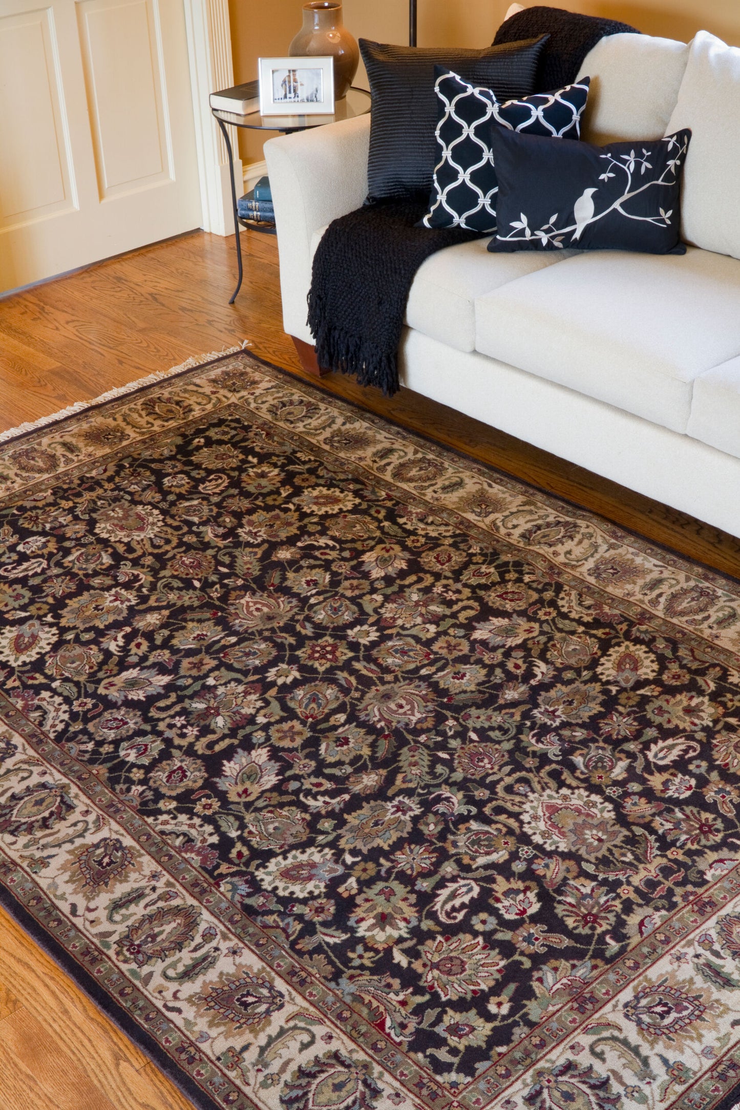 Heirloom HLM-6001 8ft Runner Handmade Wool Runner Rug