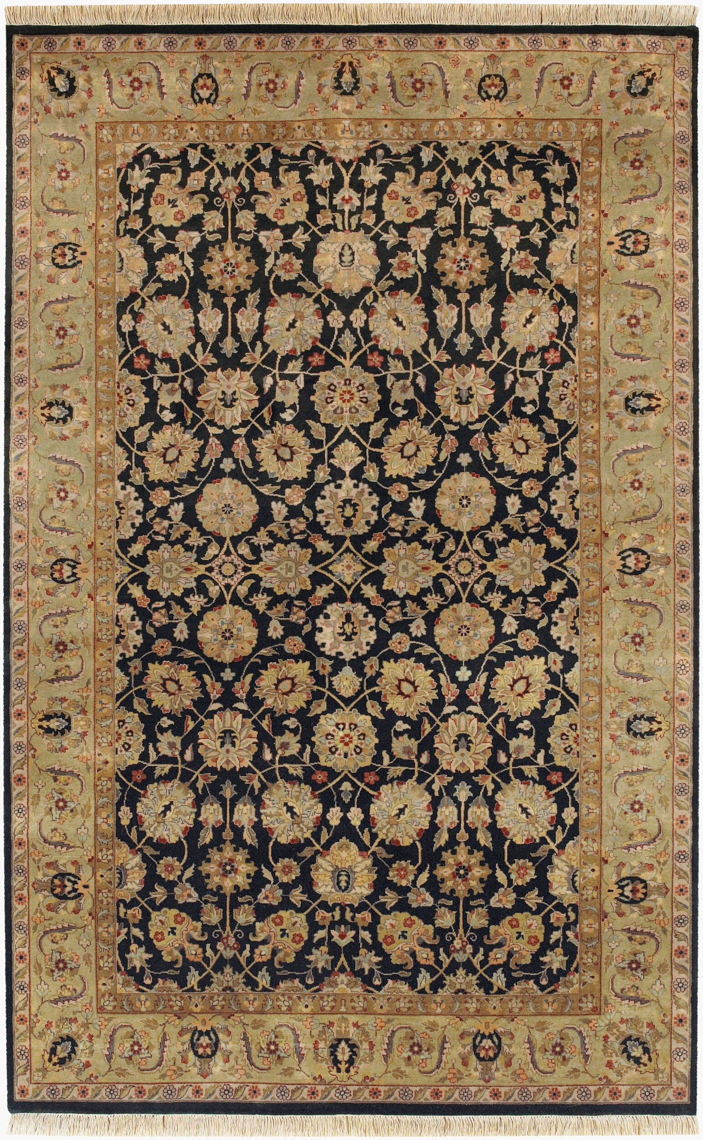 Heirloom HLM-6004 3' x 5' Handmade Wool Accent Rug