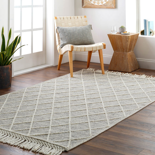 Hemingway HMG-2302 3ft Round Handmade Accent Rug