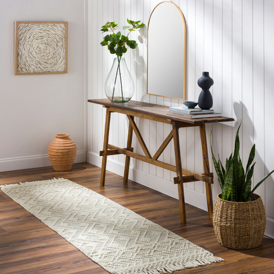 Hemingway HMG-2305 7ft Runner Handmade Runner Rug