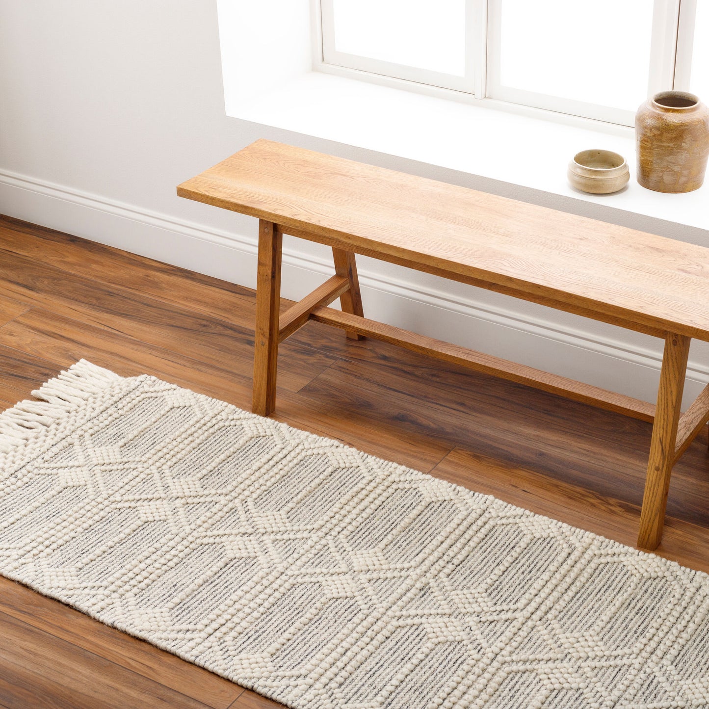Hemingway HMG-2310 7ft Runner Handmade Runner Rug