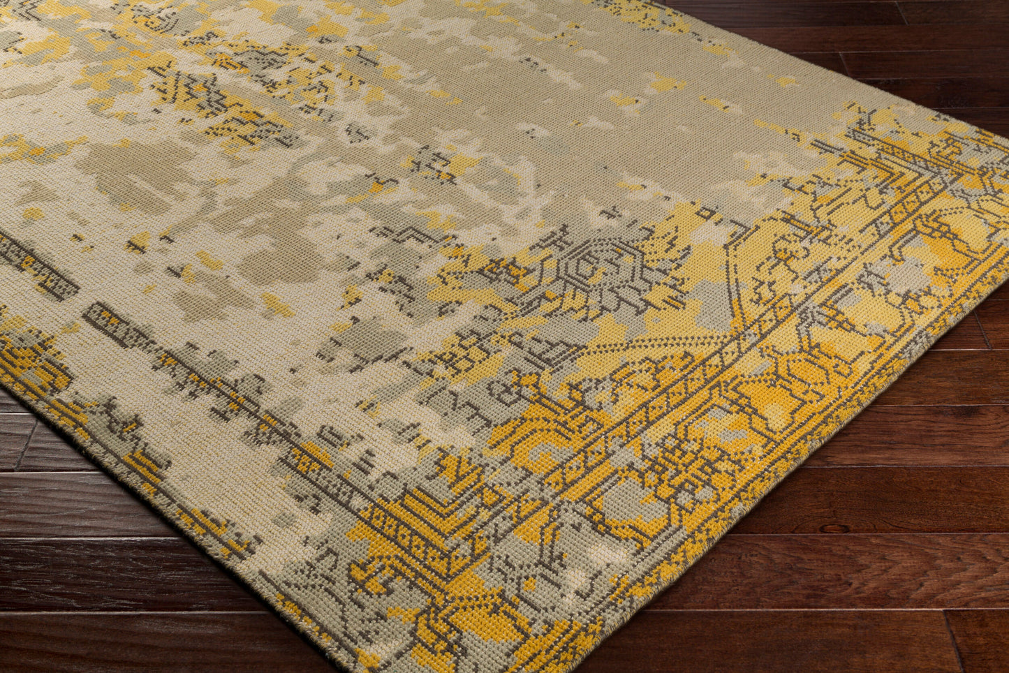 Hoboken HOO-1016 2' x 3' Handmade Wool Accent Rug
