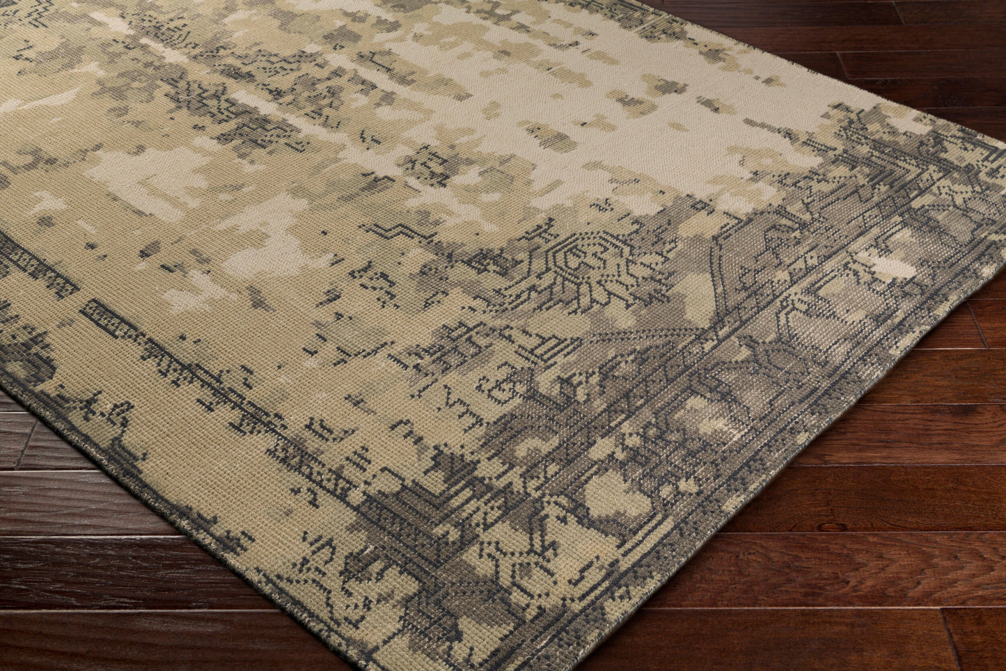 Hoboken HOO-1017 2' x 3' Handmade Wool Accent Rug