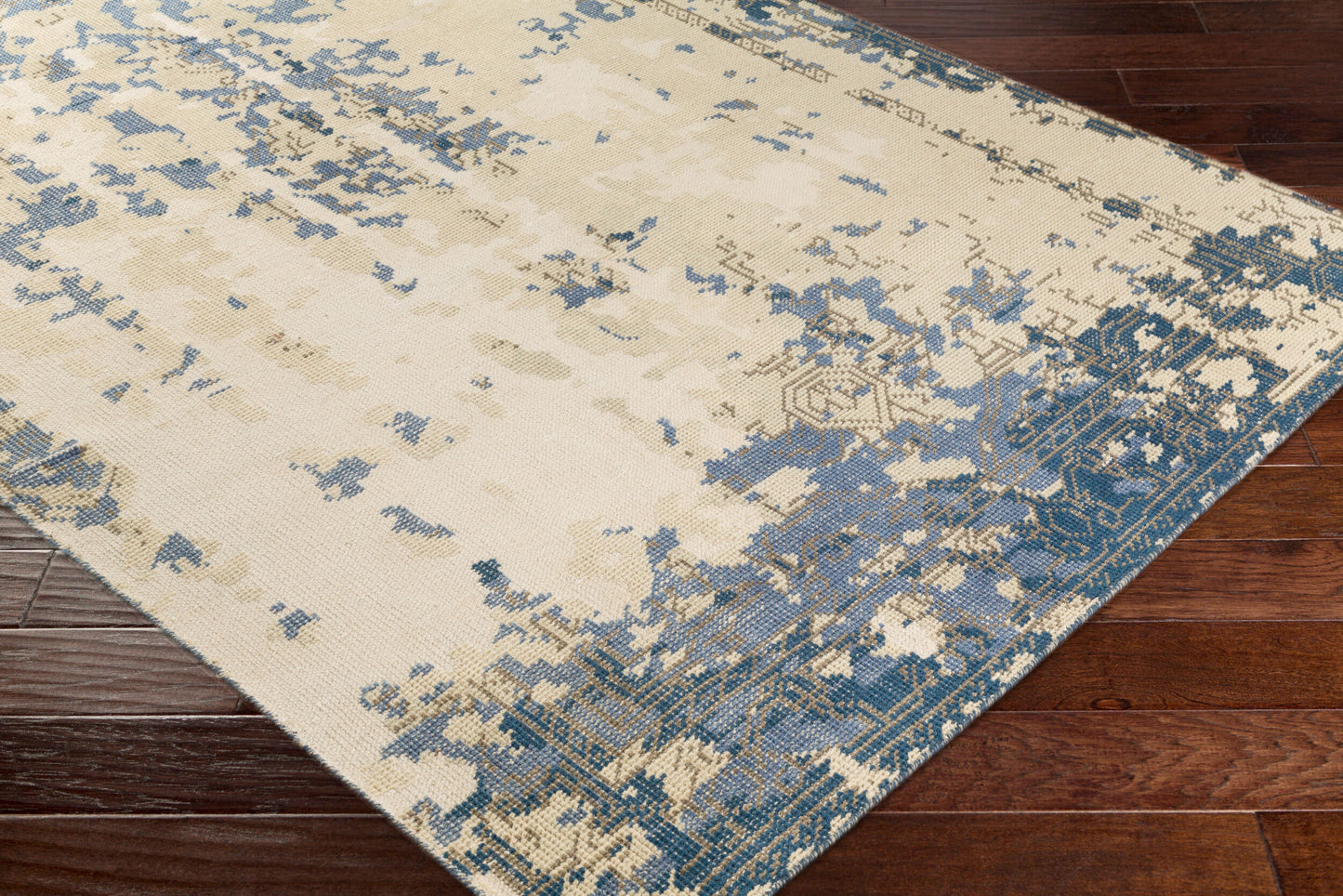 Hoboken HOO-1018 9' x 12' Handmade Wool Area Rug