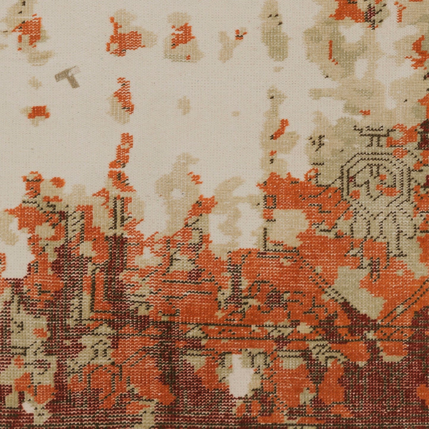 Hoboken HOO-1019 2' x 3' Handmade Wool Accent Rug