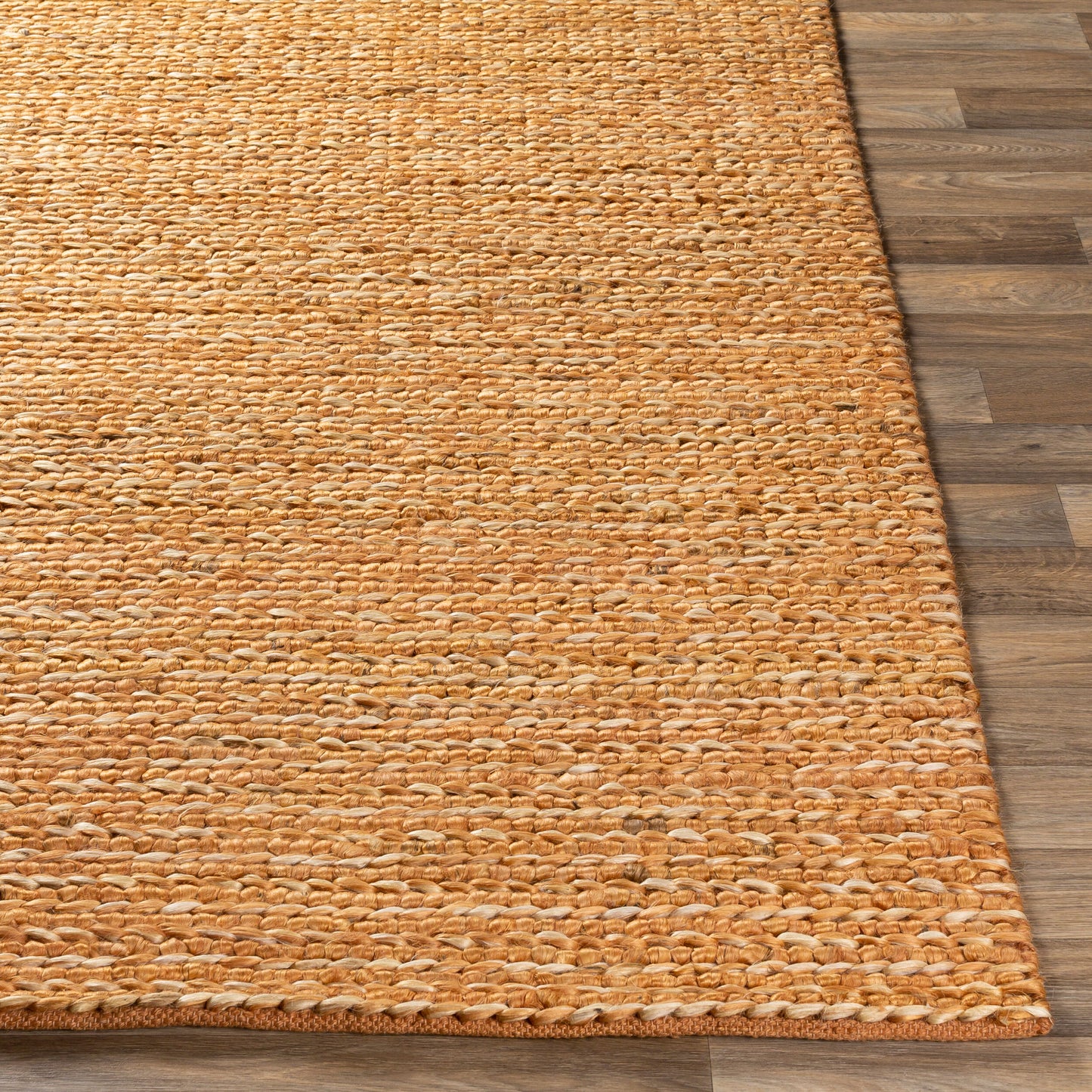 Alfombra decorativa de yute hecha a mano Haraz HRA-1002 de 2' x 3'