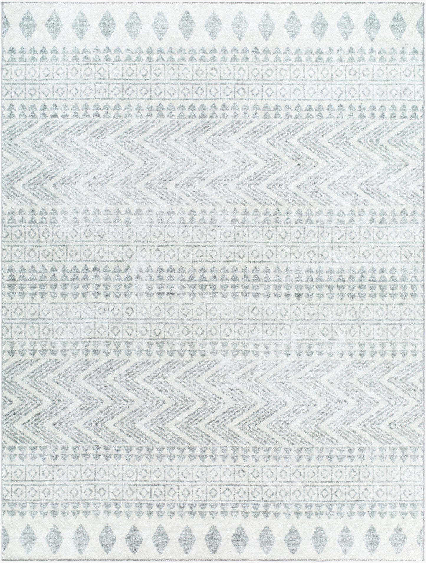 Hera HRH-2300 8' x 10' Machine Woven Washable Area Rug
