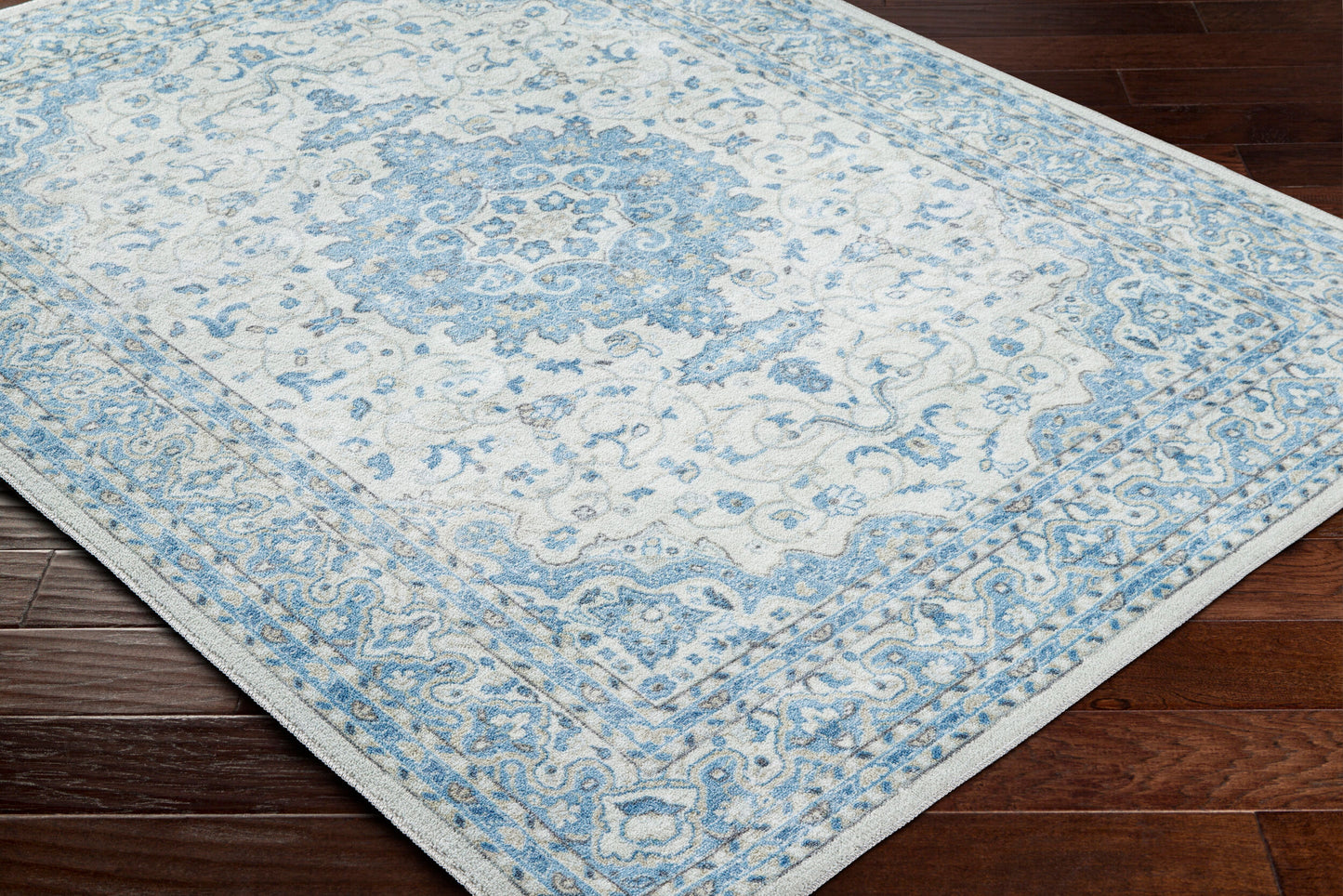 Hera HRH-2308 7ft Runner Machine Woven Washable Runner Rug